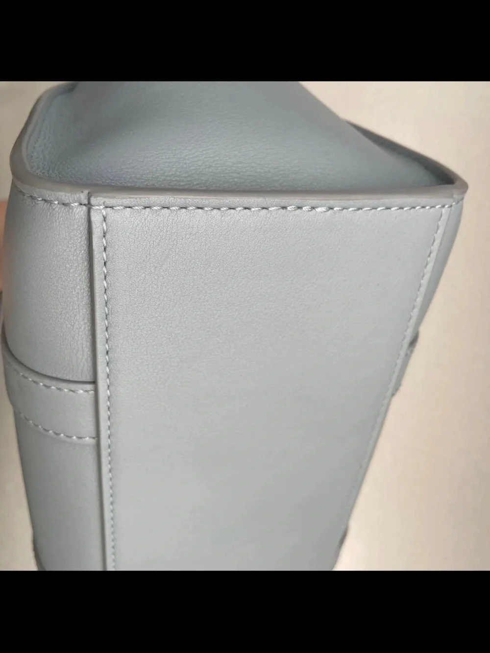 Mulberry Light Blue Leather Satchel with Postman's Lock